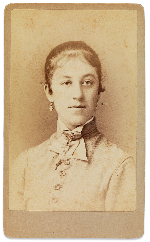 Portrait of a young woman c.1870-1900