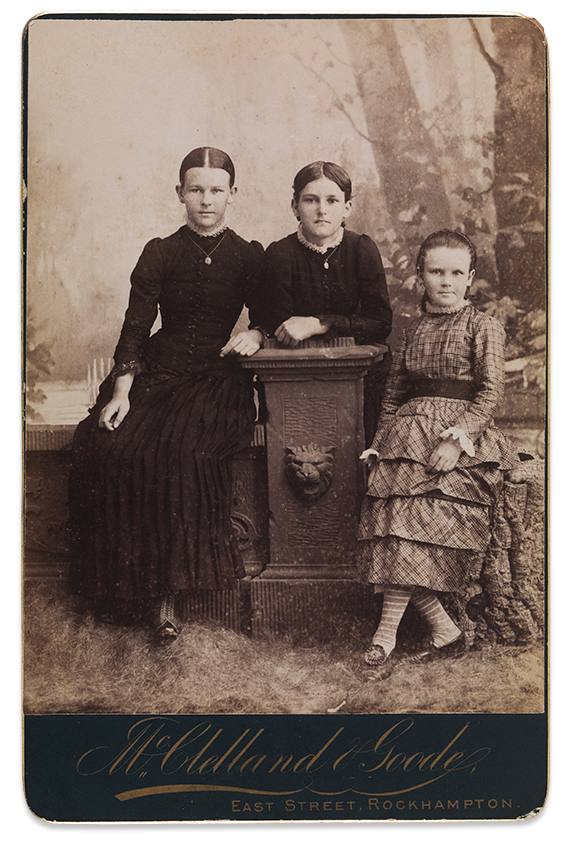 Daughters if Joshua Eddowes, Rockhampton c.1885-91