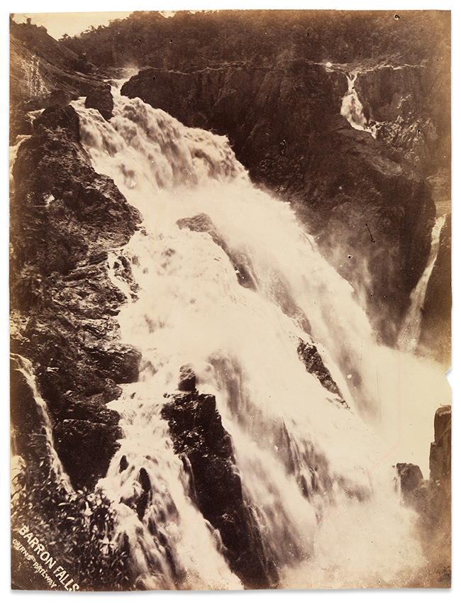 Barron Falls, Cairns railway c.1895