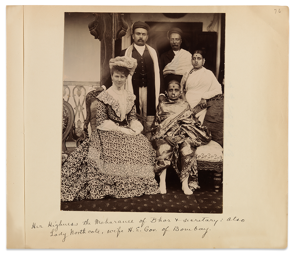 Photographs collected in India by a travelling theatre group c.1880–1900