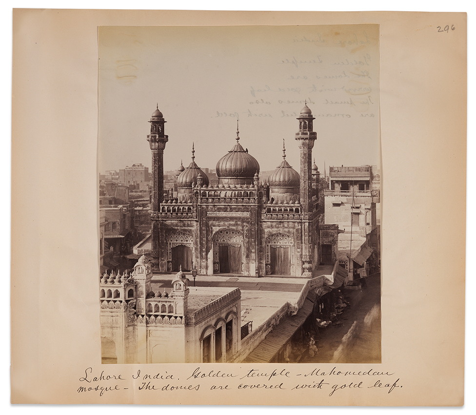 Photographs collected in India by a travelling theatre group c.1880–1900