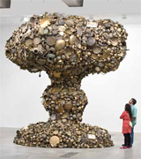 Subodh Gupta / Line of Control (1) 2008 / Installation at 'The 6th Asia Pacific Triennial of Contemporary Art', GoMA, Brisbane / Courtesy: The artist and Arario Gallery, Beijing / Photograph: Natasha Harth