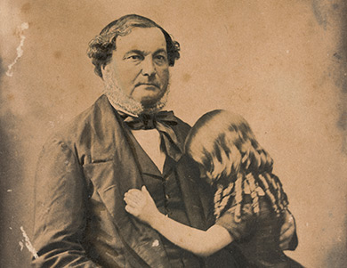 Unknown photographer / John Gill and Joanna Kate Norton 1856 / albumen photograph / Picture Collection, State Library of Victoria, Melbourne 