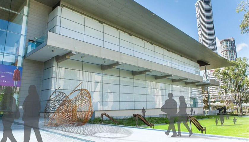 An indicative impression of 'Tow Row', Judy Watson’s winning QIAPAC proposal.