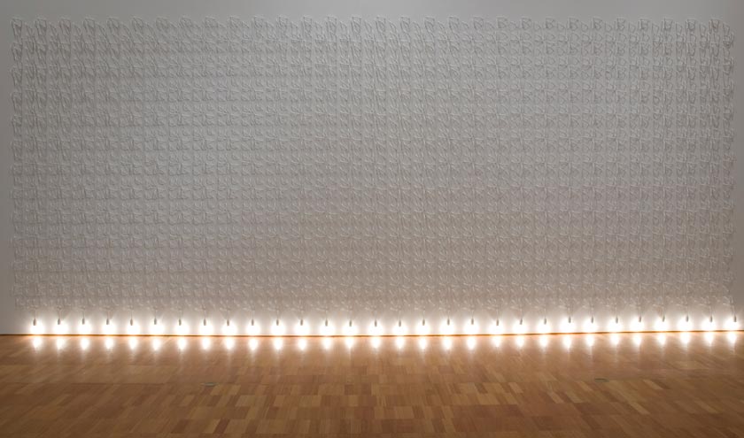 Featured in ‘Time of others’ exhibition: Jonathan Jones / lumination fall wall weave 2006 / The Xstrata Coal Emerging Indigenous Art Award 2006 (winning entry) / Purchased 2006 with funds from Xstrata Coal through the Queensland Art Gallery Foundation / Collection: Queensland Art Gallery